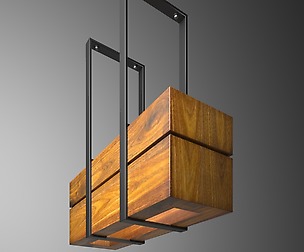 Wooden light small