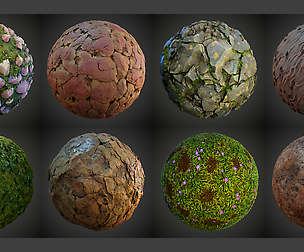 Stylized Bog Materials