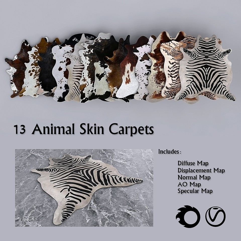 13 Animal Skin Carpet