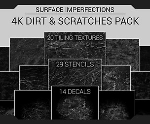 Surface Imperfections - Dirt & Scratches Pack