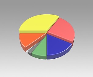 pie chart circle diagram