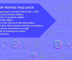 MEGA Normal map pack