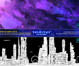 How to use Space Brushes and Shapes - PACK 63