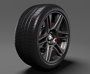 HSV Maloo R8 Black 2017 wheel