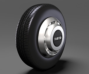Iveco Daily Minibus front wheel 2017