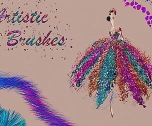 Artistic Brushes for Adobe Photoshop