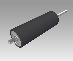 Rubberized shaft