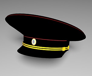 Russian police hat