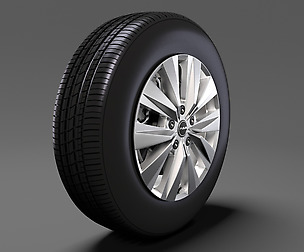 MAN TGE Van 2017 wheel