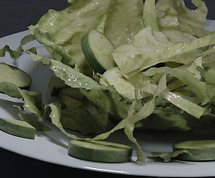 Food sallad plate A