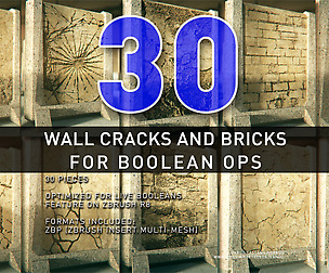 Wall Cracks and Bricks For Boolean Operations