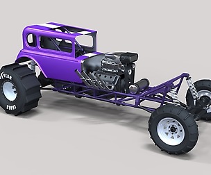 Mud dragster Hot Rod
