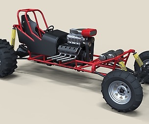 Mud dragster