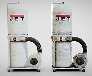 Sawdust Collector - JET 01 (Clean & Dirty)