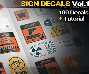 SIGN DECALS Vol.1
