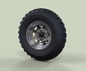 Front wheel for Dune Buggy 2