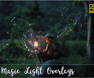 4K Magic Light Overlays