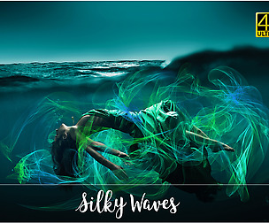 4K Silky Waves Overlays