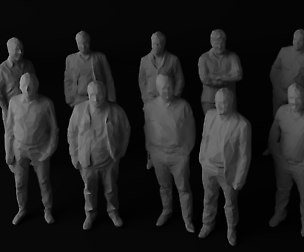 10 Low Poly people Pack vol 4