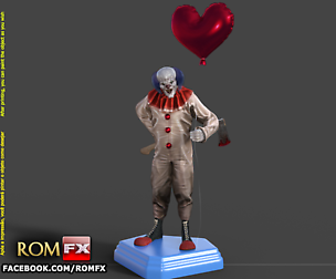 The Evil Clown - A Creepy Figure Printable