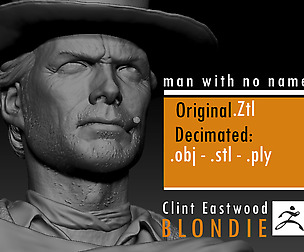 Clint Eastwood Blondie Man with no name