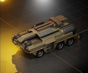Amphibious Tank in Blender 2.8 Eevee