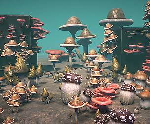 Big mushrooms