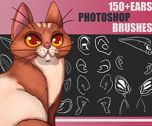 150+ Photoshop Ears Brushes