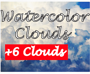 Watercolor Clouds - Textures