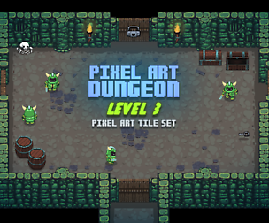 Pixel Art Dungeon Level 3