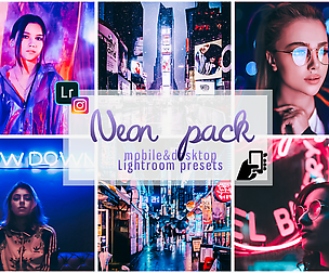 Neon presets lightroom mobile pc