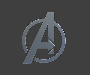 Avenger Logo 3D print model