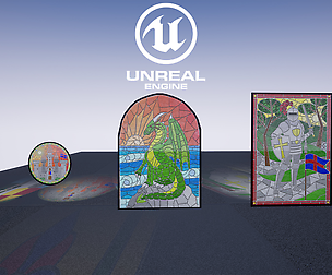 [UE4] Stained Glass Pack