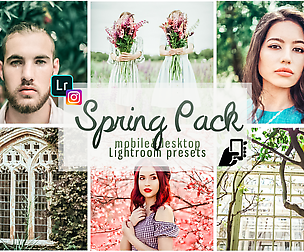 Spring lightroom presets mobile pc