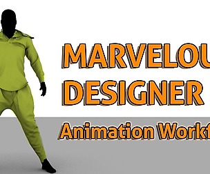 Marvelous designer Cloth animation workflow