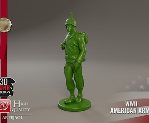 American soldier ww2 walk A1