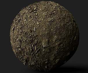 PBR Scanned Stone Soil