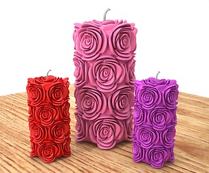 Candle rose