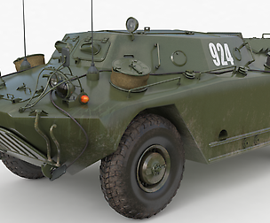 FUG OT 65 Scout Car Vray