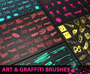 Street Art & Graffiti Brushes