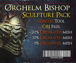 Orghelm Bishop 🔴 Sculpture Pack