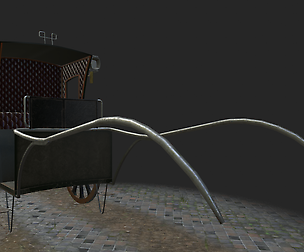 Hansom Horse Drawn Carriage