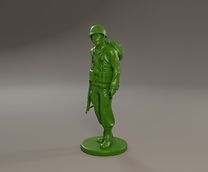 American soldier ww2 walking A2