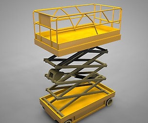 aerial bucket 3D model