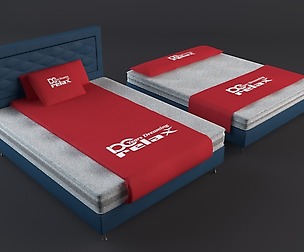 two beds 3D model