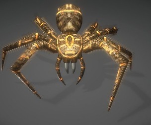 Low-Poly Spider Rigged And Game-Ready