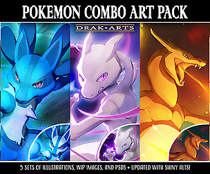 Pokemon Combo Art Pack