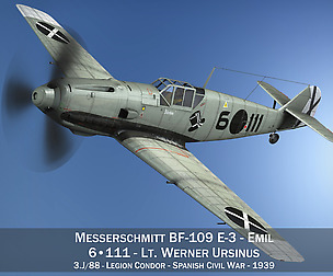 Messerschmitt - BF-109 E - 6-111