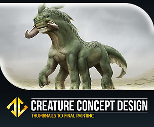 Creature Concept Design - Thumbnails to Final