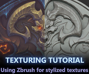 Texturing Tutorial, Zbrush for stylized textures